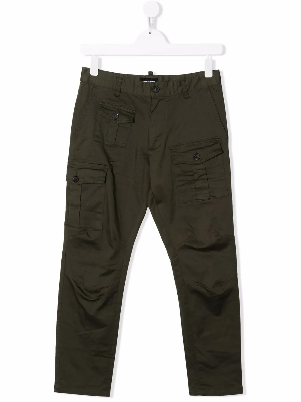 

Dsquared2 Kids pantalones cargo slim - Verde