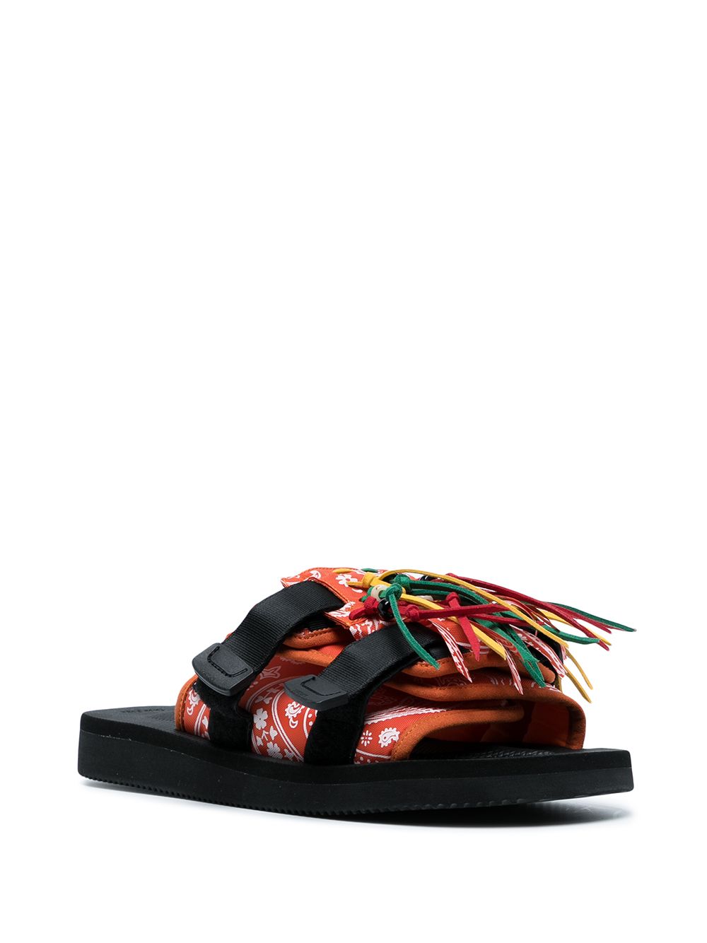Shop Suicoke Double-strap Sandals In Orange
