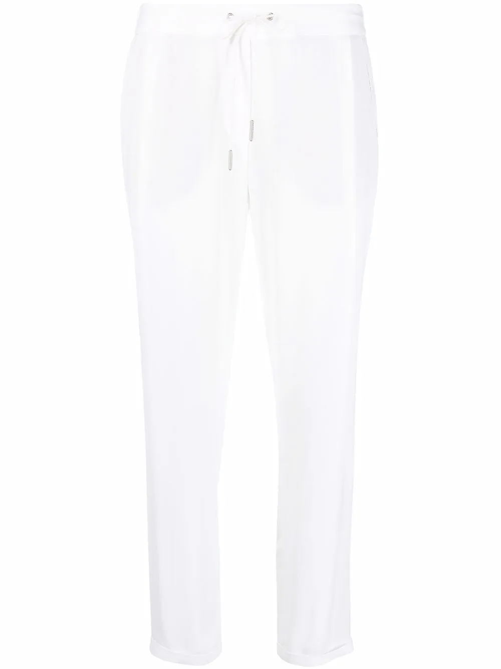 

Fabiana Filippi pantalones tapered con cordones - Blanco