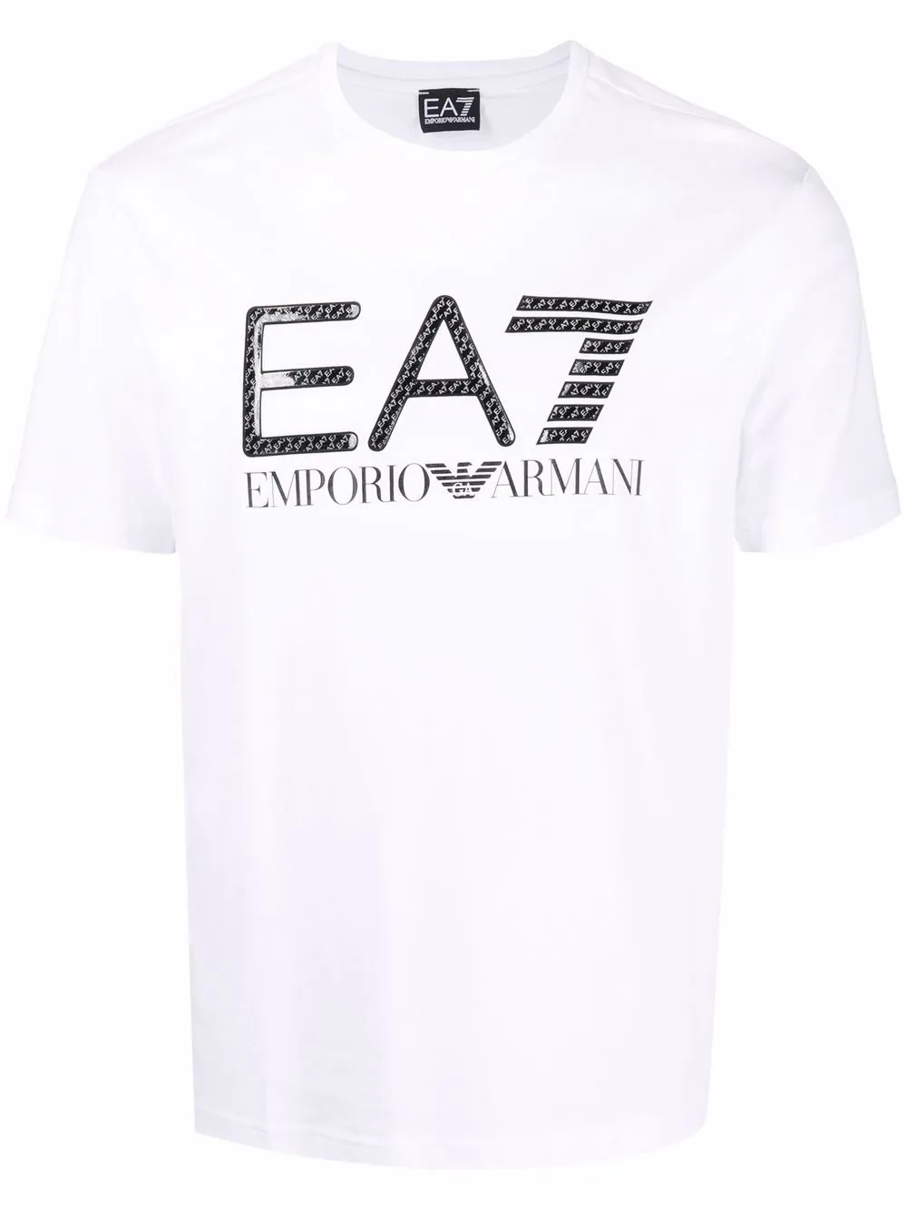 

Ea7 Emporio Armani logo-print cotton T-Shirt - White