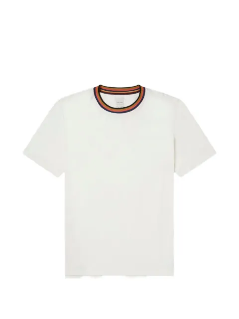 Paul Smith Artist Stripe' collar cotton T-shirt
