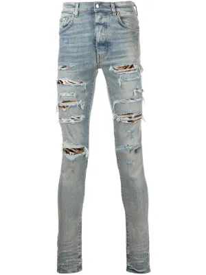 2025 AMIRI MX1 SNAKE JEANダメージ スキニー ジーンズ デニム28 2025 AMIRI MX1 SNAKE JEANダメージ スキニー ジーンズ デニム28