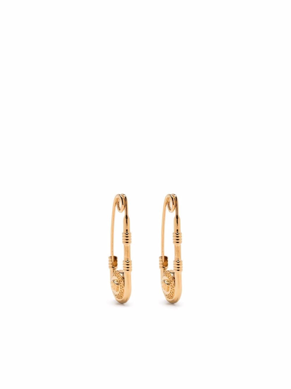 Image 1 of Versace safety pin earrings