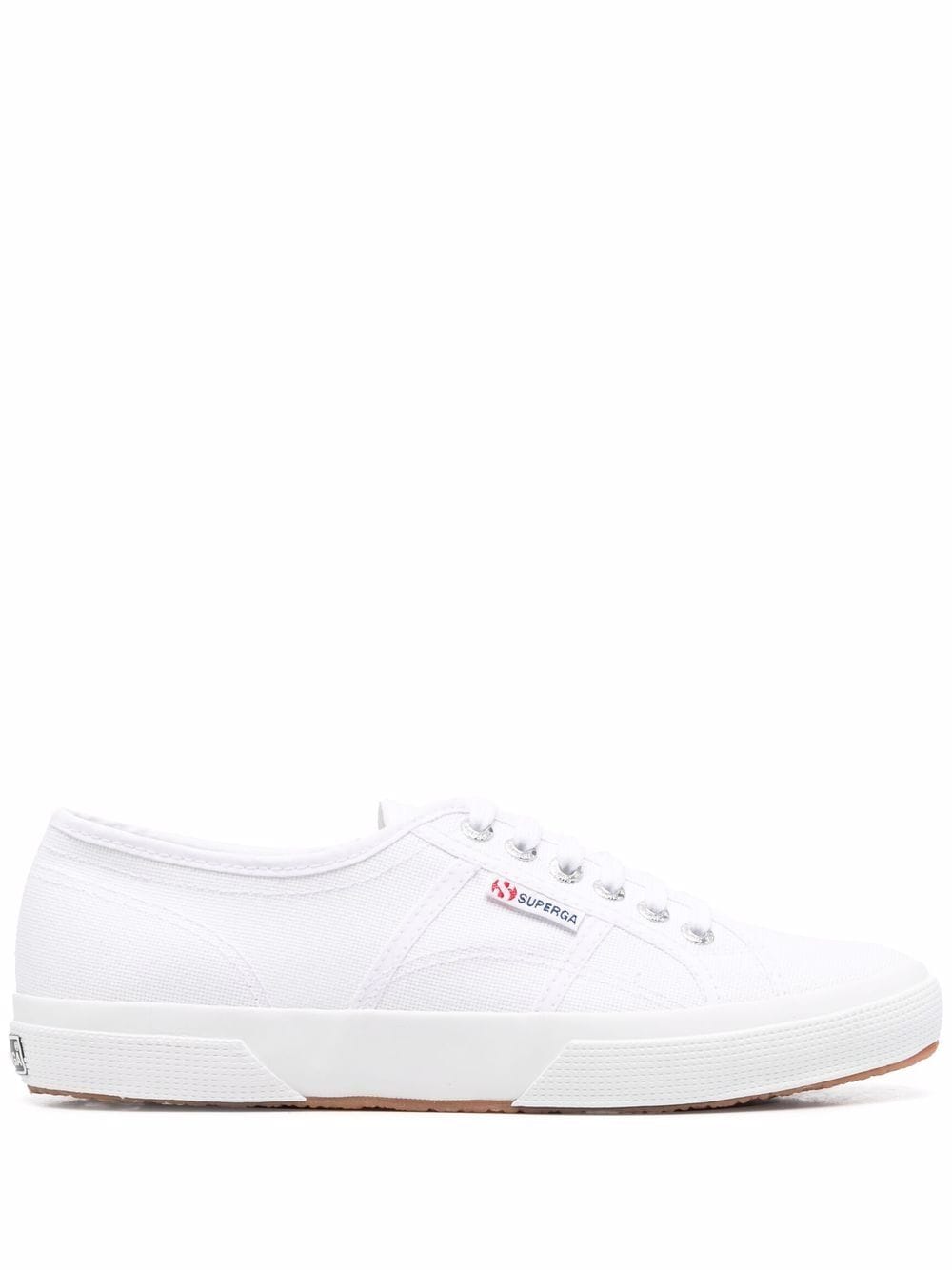 superga baskets à patch logo - blanc