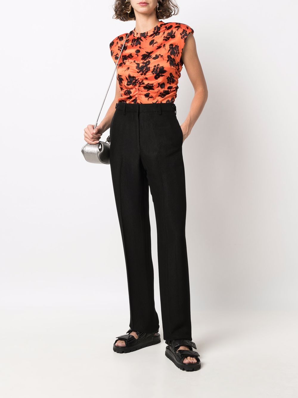 MSGM Straight pantalon - Zwart