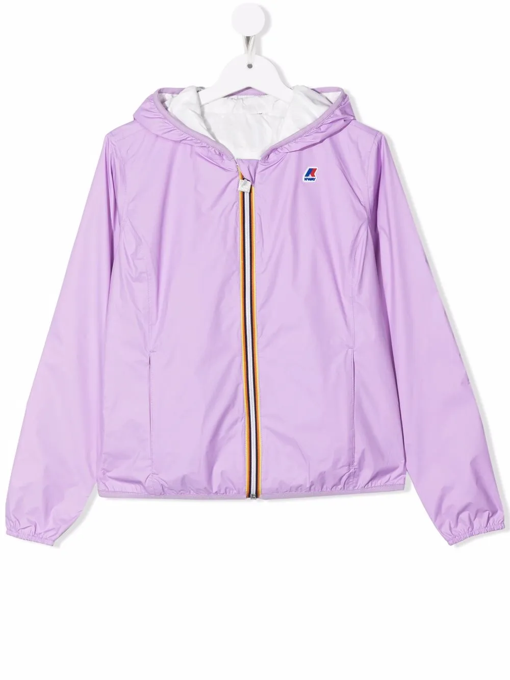 

K Way Kids TEEN reversible hooded jacket - White