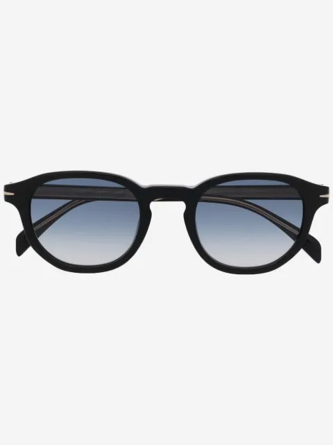 Eyewear by David Beckham Runde Sonnenbrille mit Farbverlauf