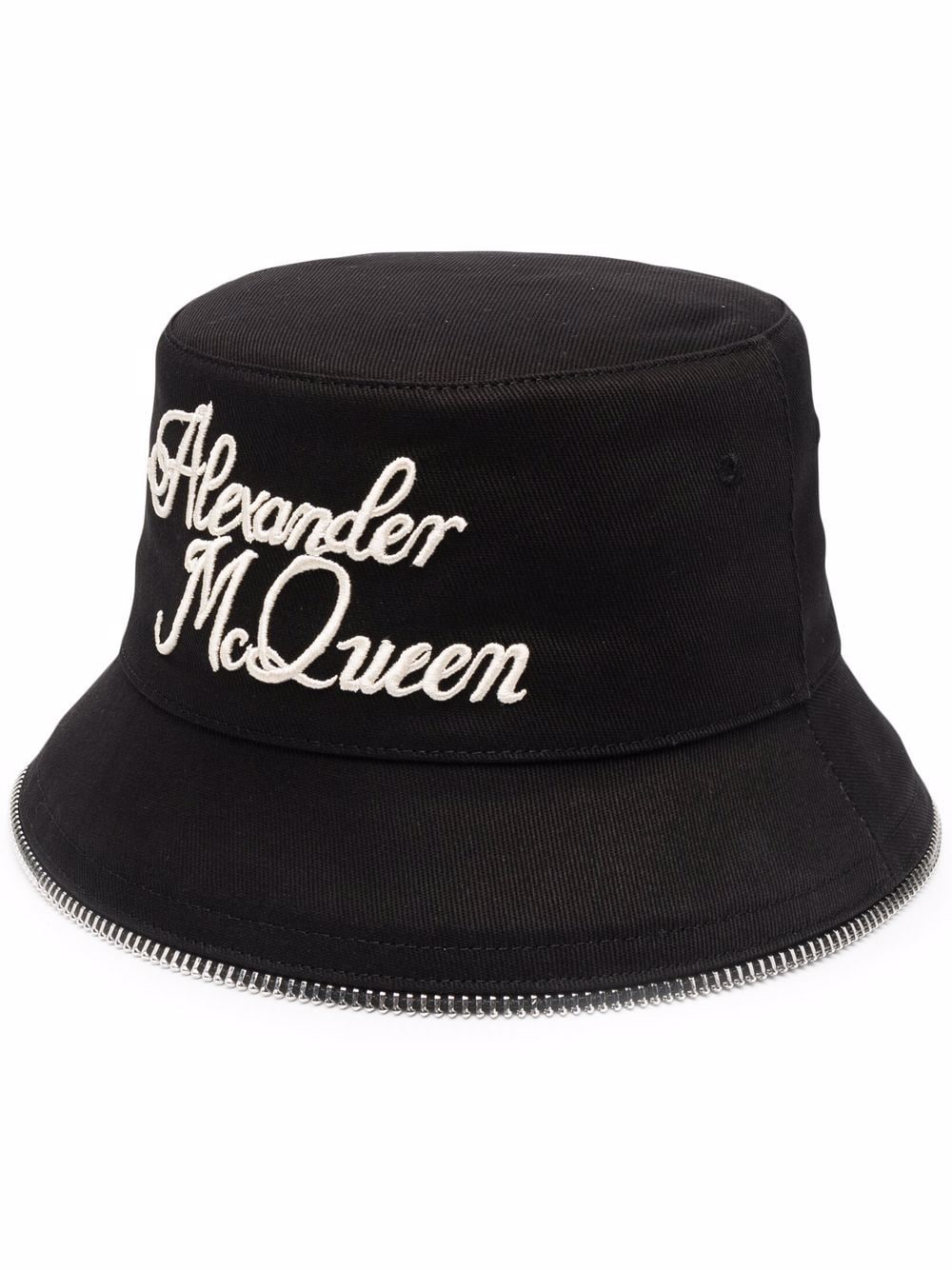 Alexander McQueen Embroidered Logo Bucket Hat - Farfetch