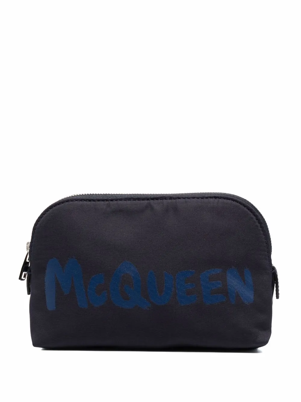 

Alexander McQueen cosmetiquera con logo - Azul