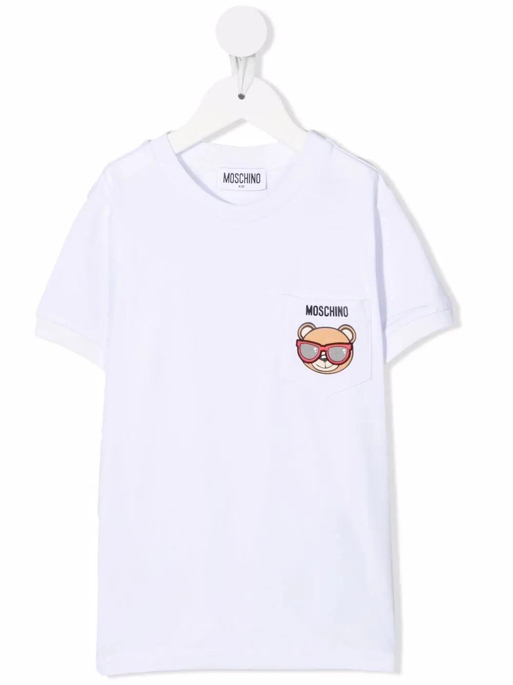 

Moschino Kids playera con estampado Teddy Bear - Blanco