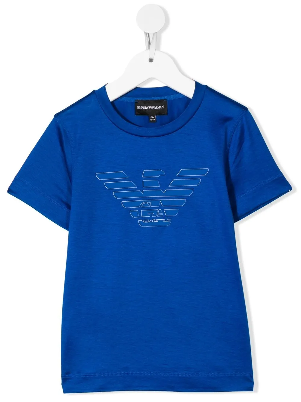 

Emporio Armani Kids logo-print short-sleeved T-shirt - Blue