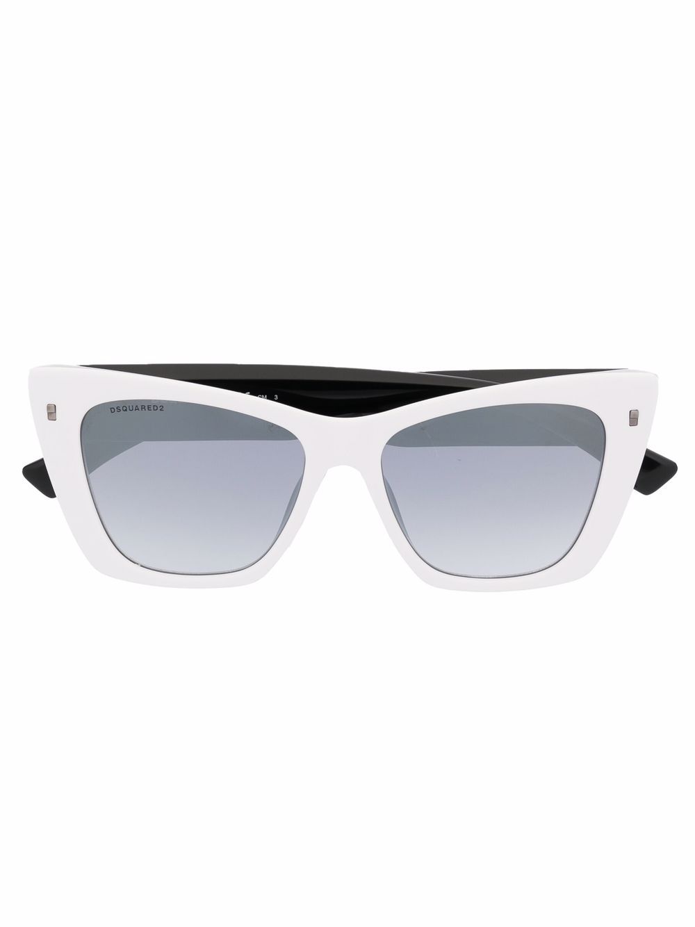 DSQUARED2 EYEWEAR debossed-logo sunglasses - White