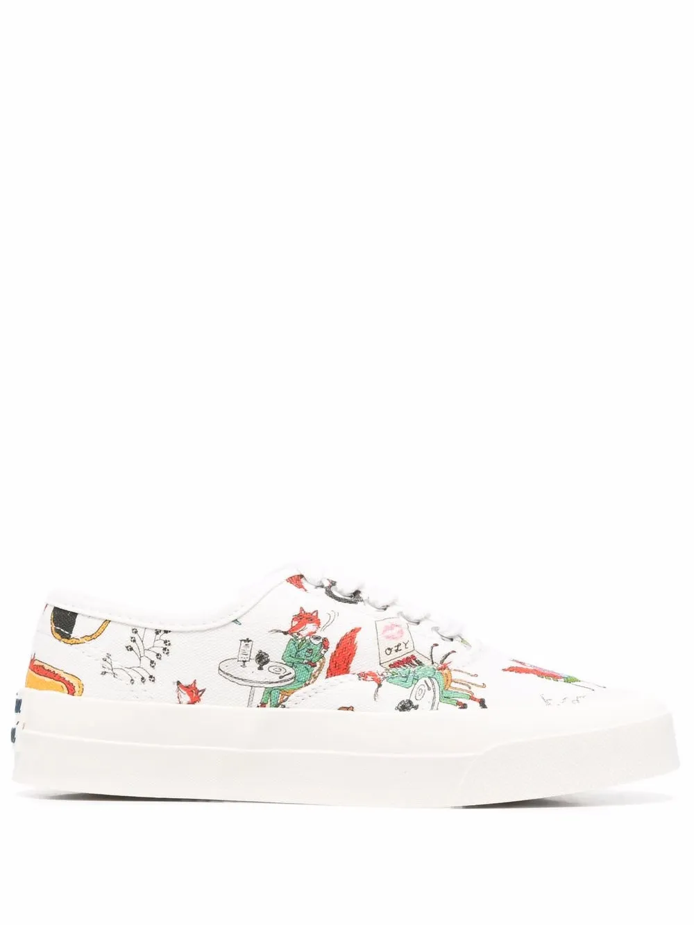 

Maison Kitsuné Oly low top sneakers - White