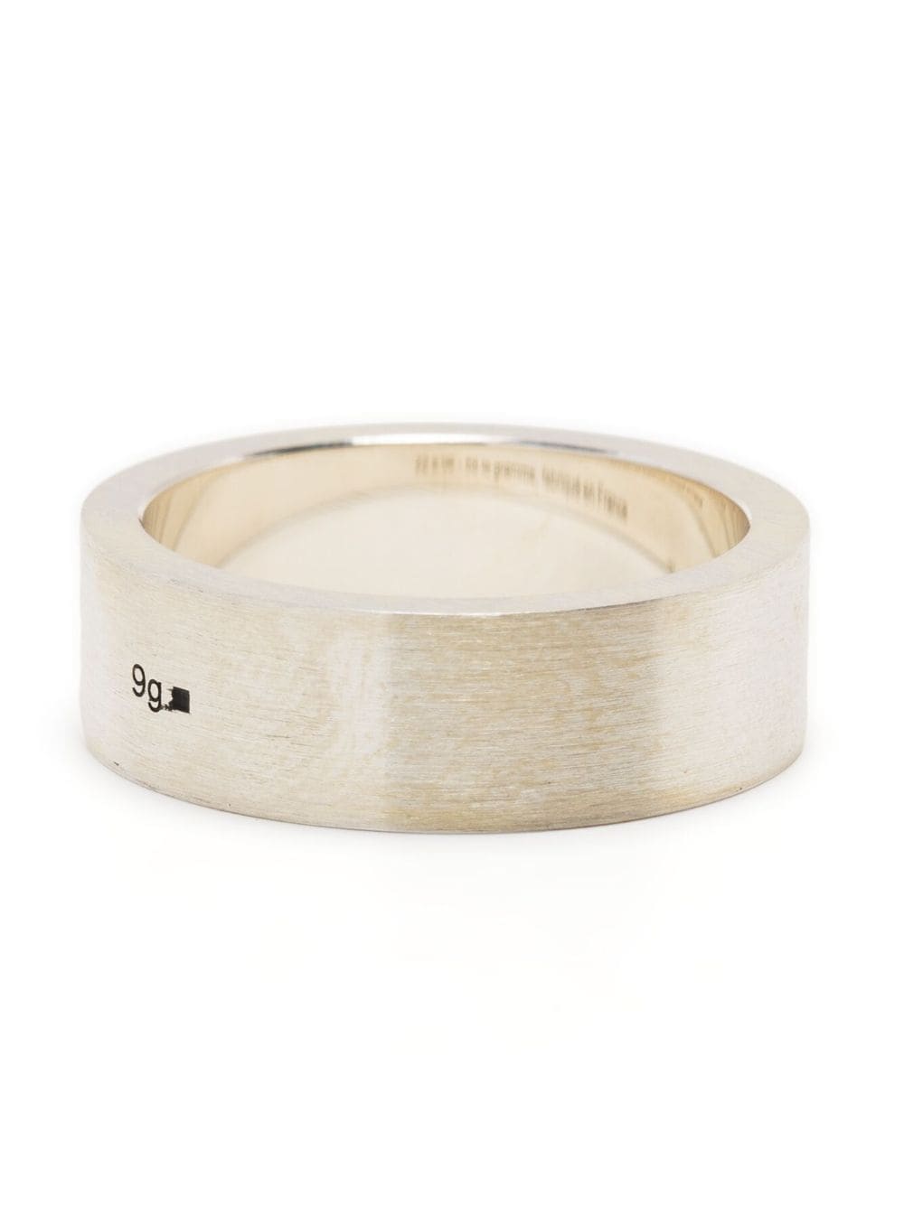 Shop Le Gramme Brushed-finish Band Ring In Silver