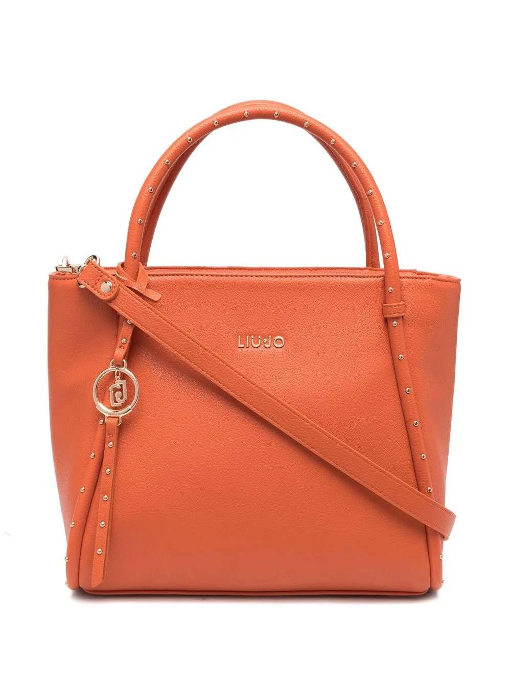 

LIU JO logo-charm tote - Orange