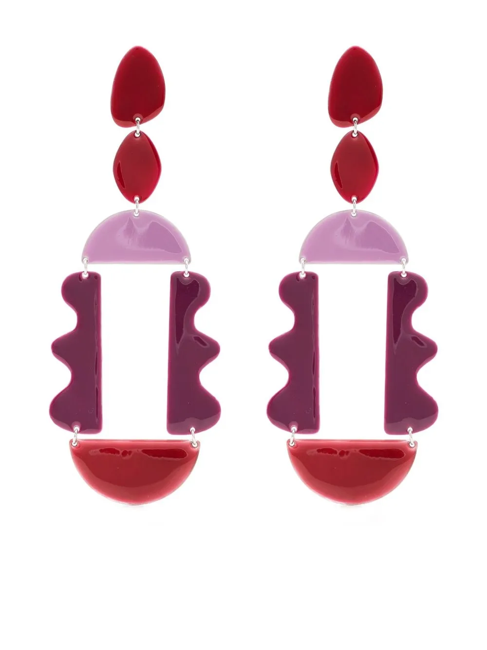 

Isabel Marant aretes Boucle Oreille drapeados - Rosado