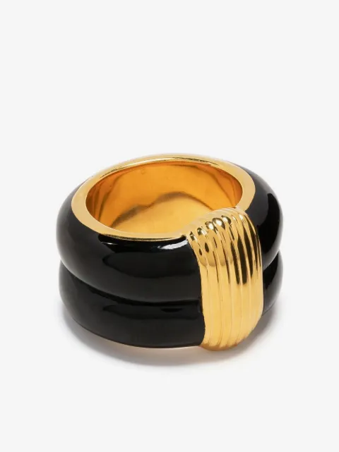 Aurelie Bidermann Katt double-layer ring