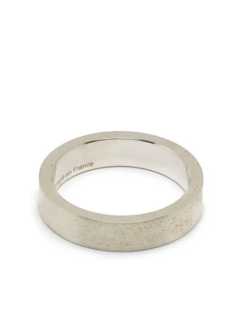 Le Gramme brushed 7g logo-engraved ring
