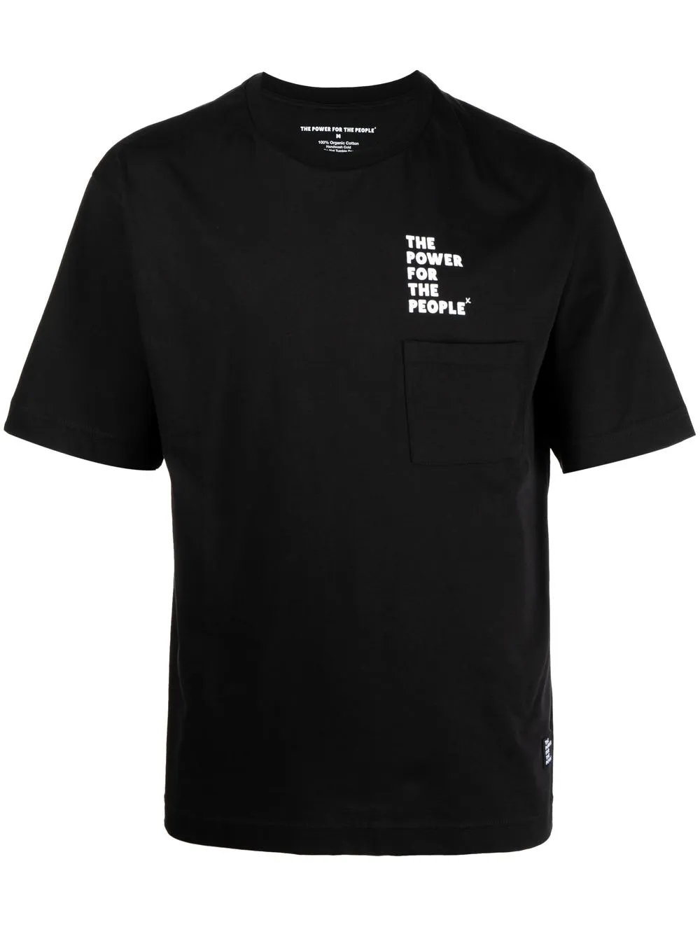 

The Power For The People playera con logo estampado en el pecho - Negro