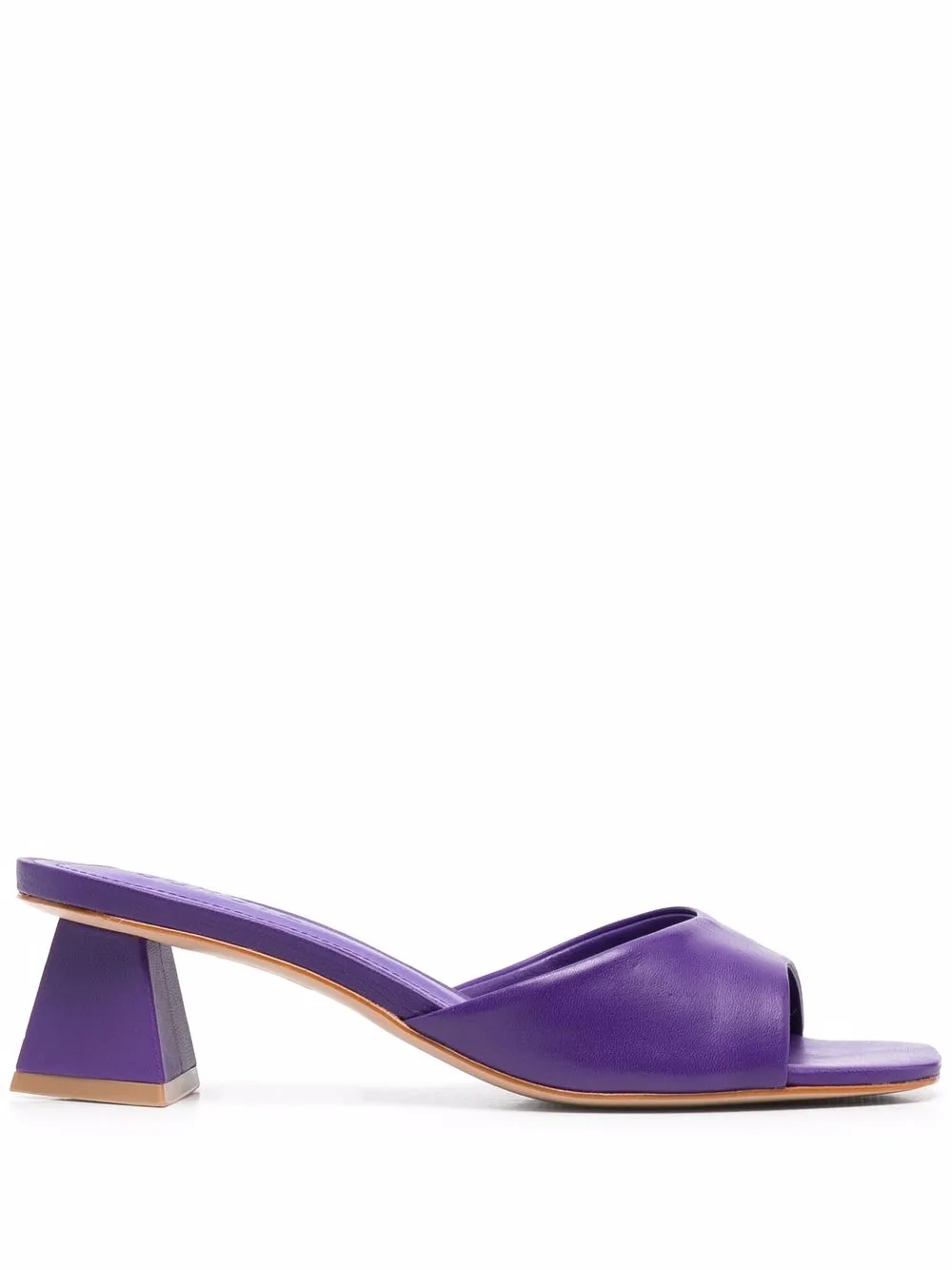 

Schutz sandalias con tacón esculpido - Morado