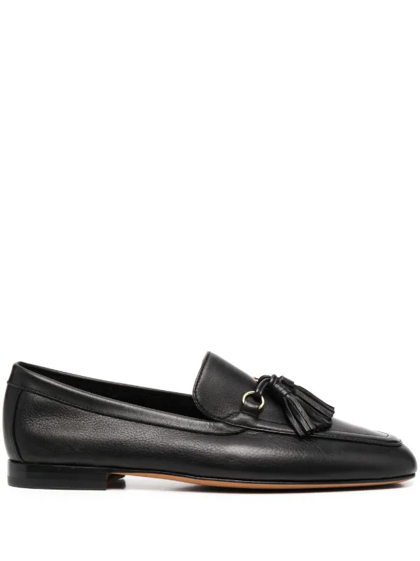 Doucal's Horsebit Slip-on Loafers in Black