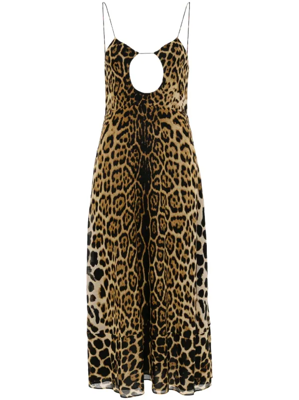ワンピース Saint Laurent Midi dresses 0400019169911_NOISETTE_A1?wid=