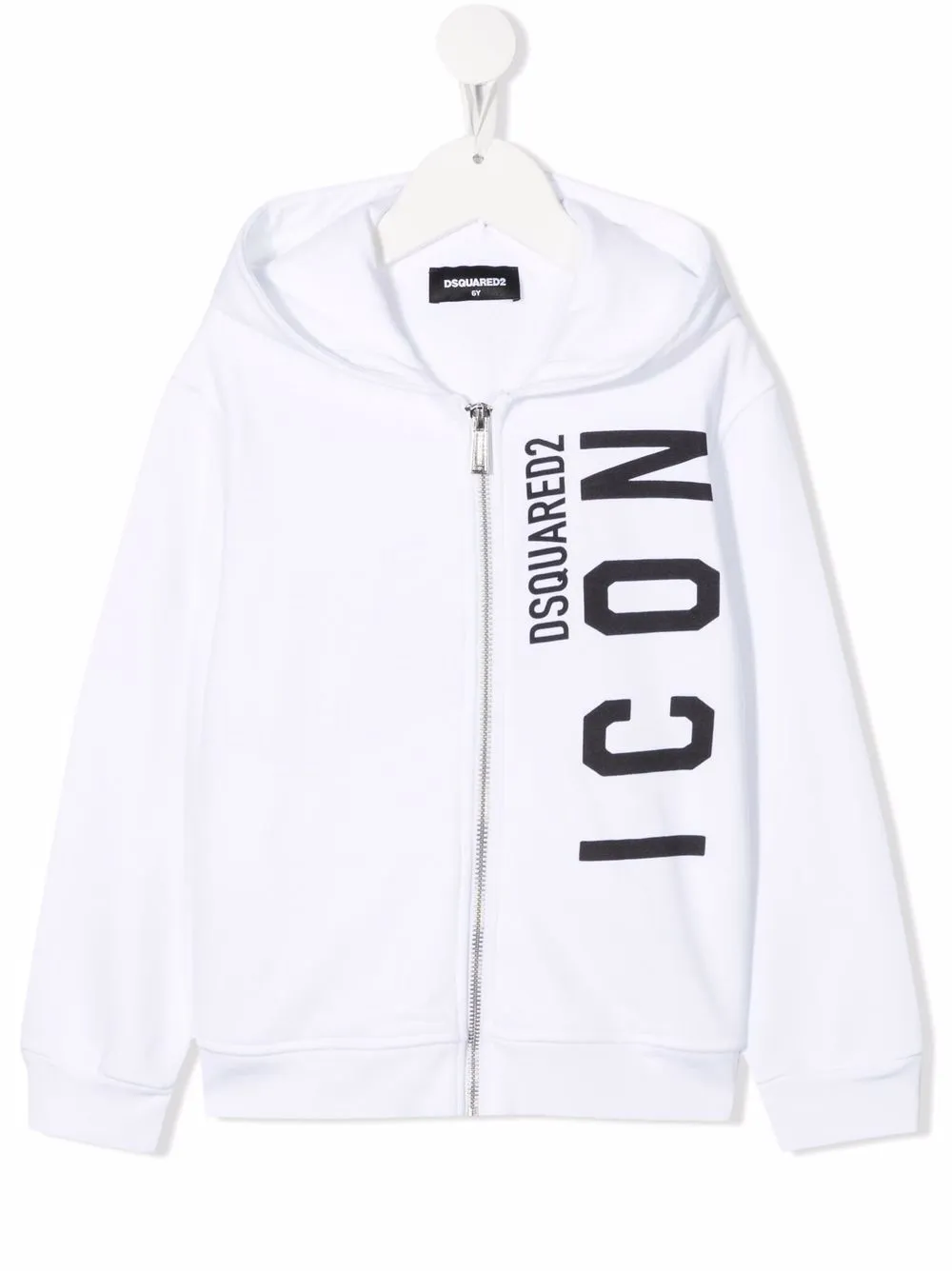 

Dsquared2 Kids logo-print zip hoodie - White