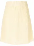 Rodebjer elasticated-waist organic-cotton knitted skirt - Yellow