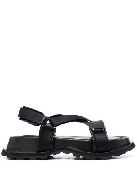 Jil Sander touch-strap flat sandals