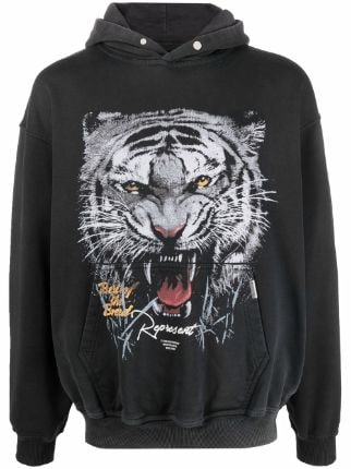 Bengal Tiger white' Men's Hoodie