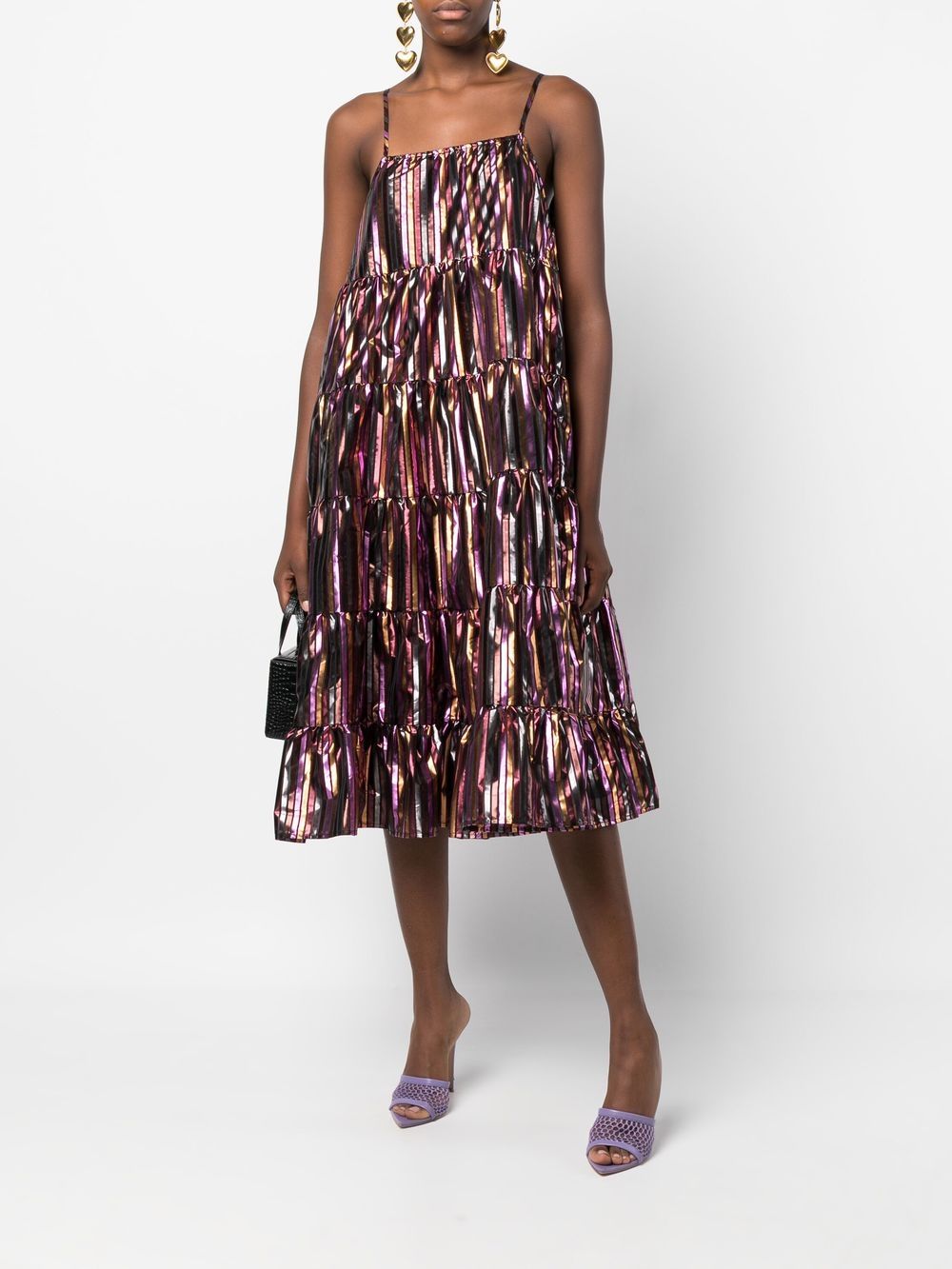 Rachel Comey Metallic jurk - Roze