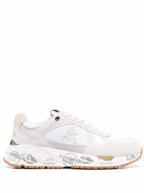 Premiata low-top panelled sneakers 