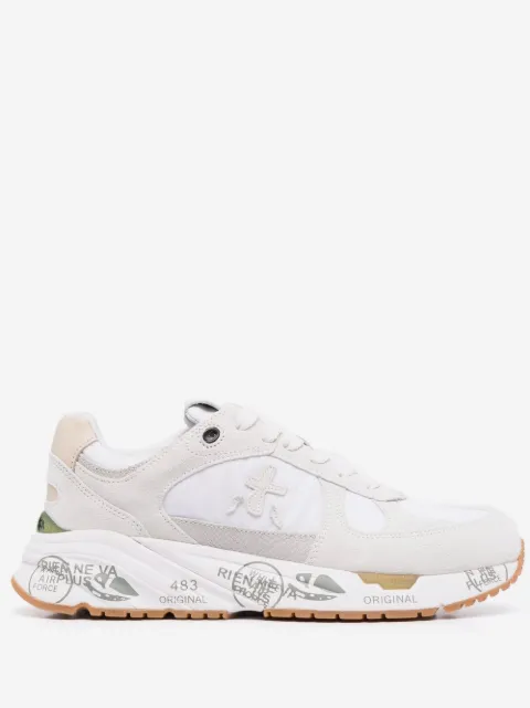 Premiata baskets à design à empiècements