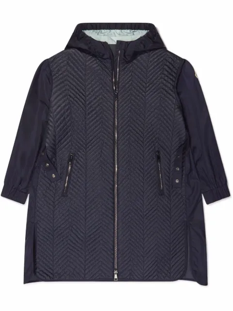 Moncler Enfant quilted hooded coat