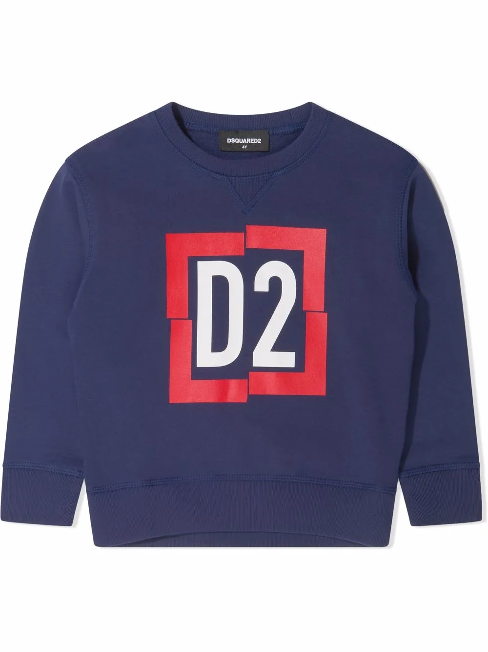 

Dsquared2 Kids sudadera con logo estampado - Azul