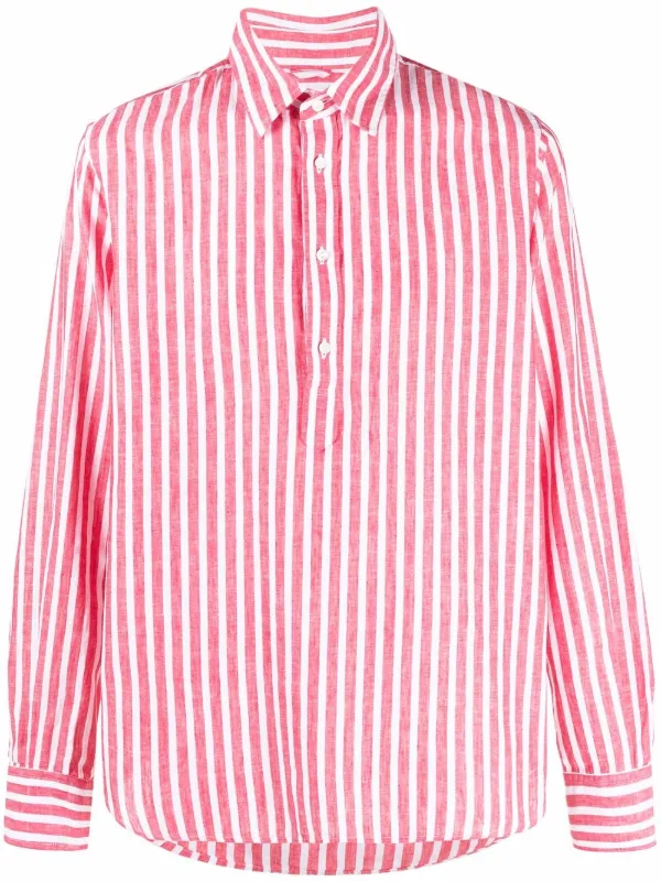 ASPESI Striped half-button Shirt - Farfetch