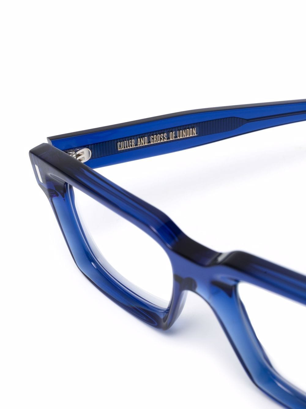 cutler & gross square-frame optical glasses - blue