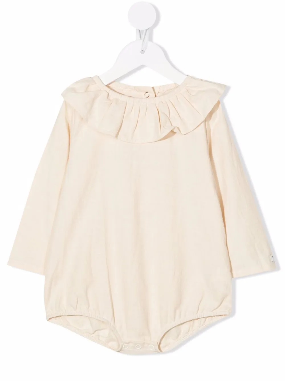 

Donsje Chloe ruffle-collar bodysuit - Neutrals