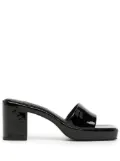 Senso 75mm Stevie leather sandals - Black