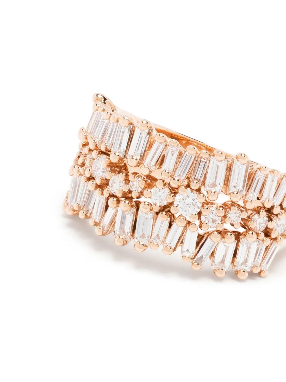  Suzanne Kalan 18kt Rotgoldring Mit Diamanten   Rosa 