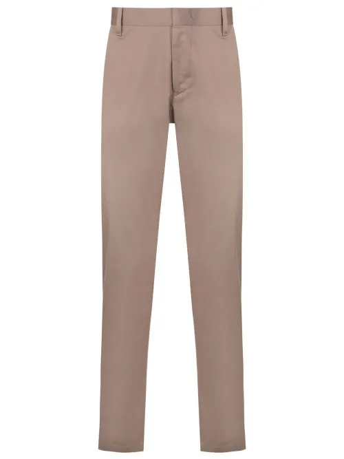 Pantalon chino en coton stretch - Emporio Armani - Modalova