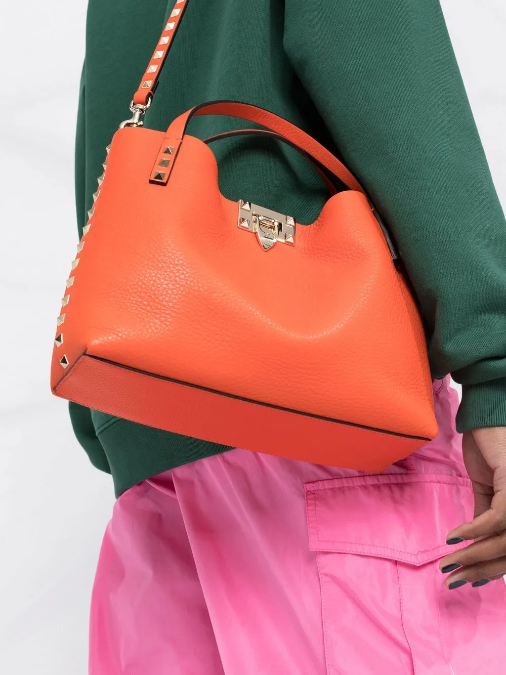 Valentino Garavani Small Rockstud Tote Bag Farfetch