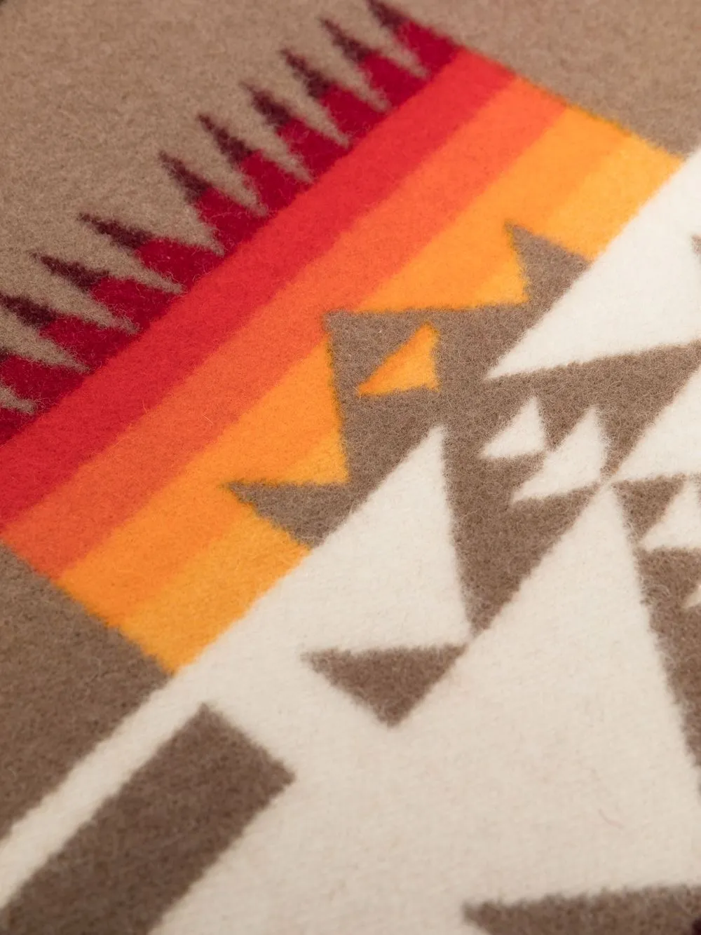 Pendleton Deken met jacquard - Bruin