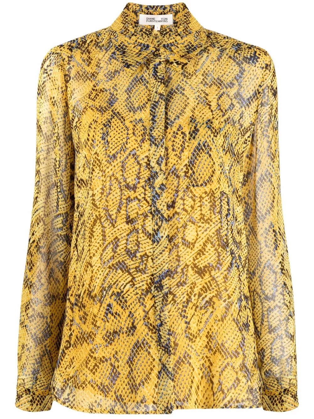 

DVF Diane von Furstenberg camisa Lorelei - Amarillo