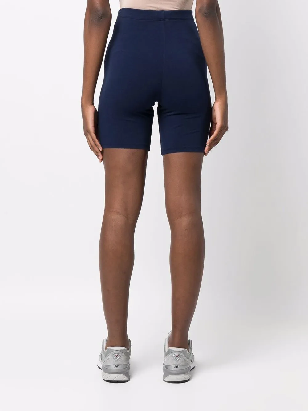 Sporty & Rich ロゴ バイカーショートパンツ | ブルー | FARFETCH JP