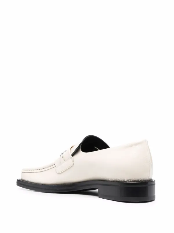 Leather low trainers Martine Rose White size 42 EU in Leather - 36108161