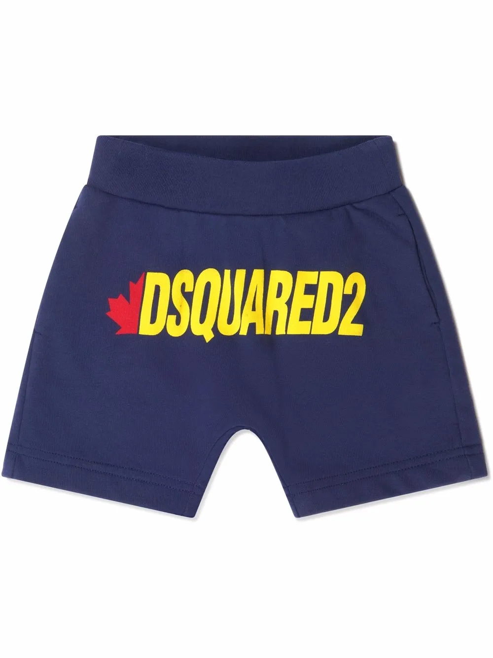 

Dsquared2 Kids logo-print cotton shorts - Blue