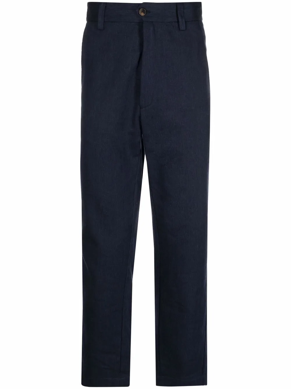 

Société Anonyme pantalones capri de corte liso - Azul