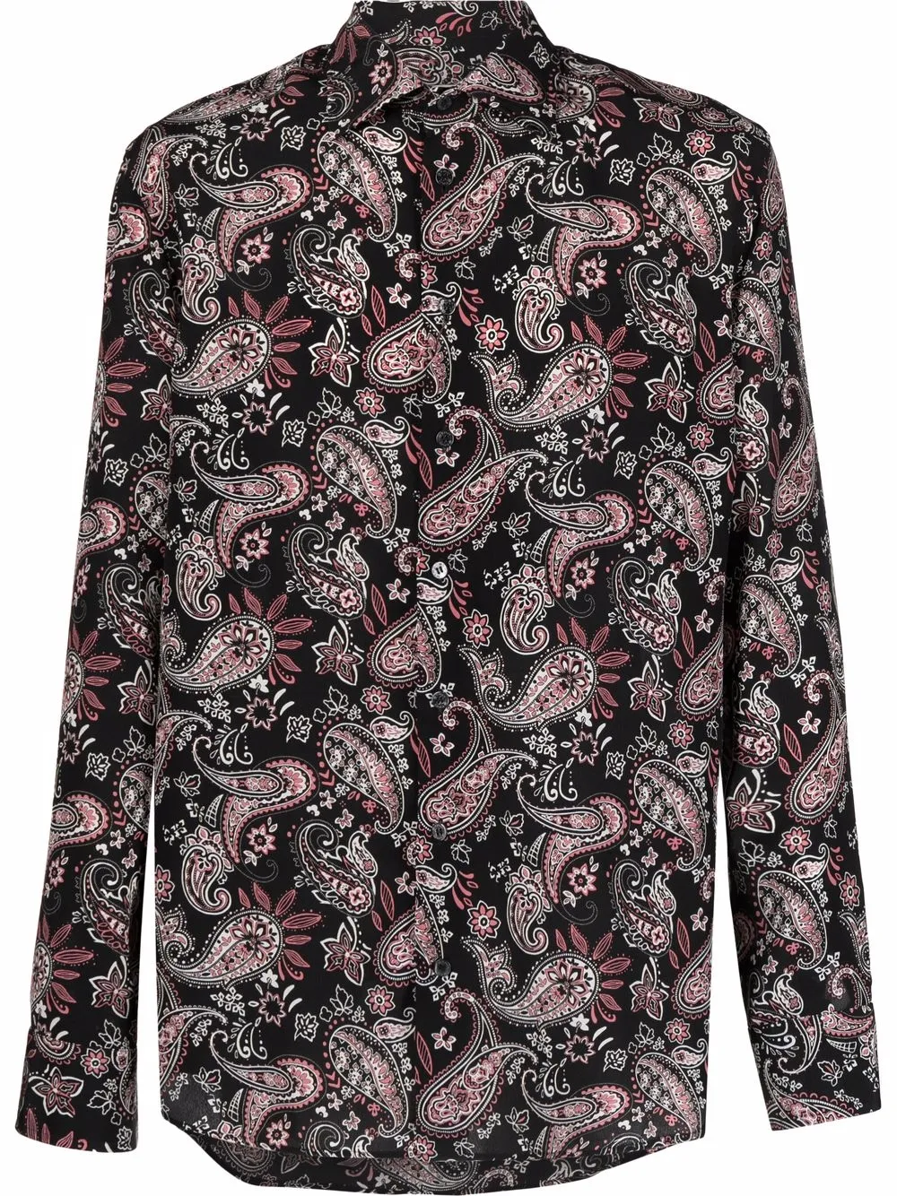 paisley-print shirt