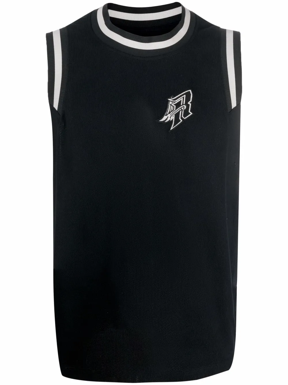 

Represent embroidered patch tank top - Black